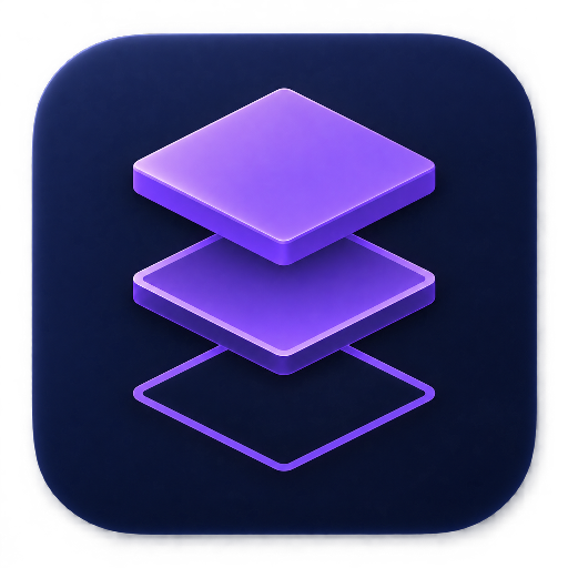 Purple Asset icon used as a sample master image